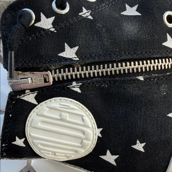 Golden Goose Black and Silver Sneakers - Picture 5 of 11